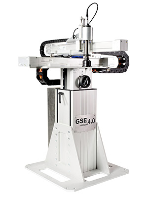 ATESTEO | Actuator: highly dynamic gear shifting robot GSE 4.0 Highline. ATESTEO offers realistic simulations of human gear shifting behaviour. The GSE 4.0 Highline is a highly dynamic shifting actuator for your drivetrain and transmission.