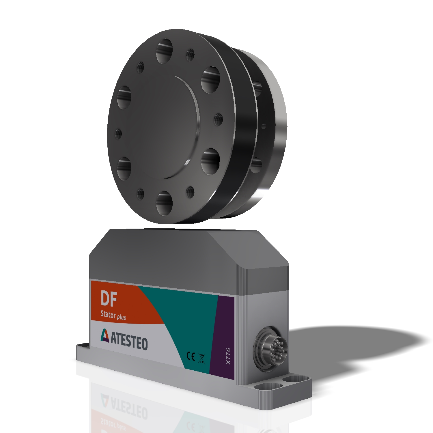 ATESTEO | ATESTEO torque measuring flanges DF1 to DF5. Technical data of DF series torquemeters. Downloads, data sheet and product information for torque transducer DF plus. Product request based on your custom-specific requirements for torquemeter of DF serie.