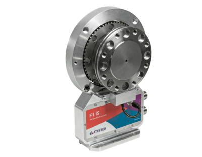 ATESTEO | Our torque measuring flanges of the F series. The F series torque shaft meters shorten the customers testing time. Optimal for large range of torques.