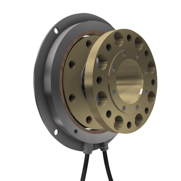 ATESTEO | Torque measuring shafts of the T series. This ATESTEO torque sensor serie is made of titanium and offers low mass interia, increased speed stability and a central bore for the mounting of a second shaft.